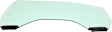 Front, Driver and Passenger Side Door Glasses, Green Tint, Laminated, Replaces NAGS No. DD12375 GTYN, DD12376 GTYN