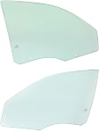 2010 Chrysler Sebring - Front, Driver and Passenger Side Door Glass, Sedan, 4-Door, Green Tint, DD11309 GTNN, DD11310 GTNN