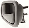 Front and Rear, Driver Side Interior Door Handles, Gray, Without Door Lock Hole, For Models With Manual Door Locks