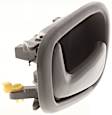 Front and Rear, Driver Side Interior Door Handles, Gray, Without Door Lock Hole, For Models With Manual Door Locks