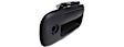 Rear, Driver and Passenger Side Smooth Black Exterior Door Handle, With Key Hole