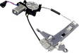 Front and Rear, Driver and Passenger Side Power Window Regulator, With Motor