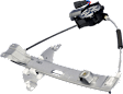 Front and Rear, Driver and Passenger Side Power Window Regulator, With Motor