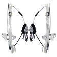 Rear, Driver and Passenger Side Power Window Regulator, With Motor