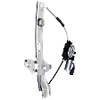 Rear, Driver and Passenger Side Power Window Regulator, With Motor