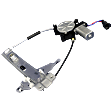 Rear, Driver and Passenger Side Power Window Regulator, With Motor