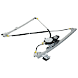 Front And Rear, Passenger Side Power Window Regulator, With Motor