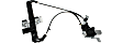 Rear, Driver and Passenger Side Power Window Regulator, With Motor