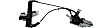 Rear, Driver and Passenger Side Power Window Regulator, With Motor