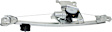 Rear, Driver and Passenger Side Power Window Regulator, With Motor