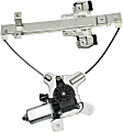 Rear, Driver and Passenger Side Power Window Regulator, With Motor