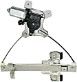 Rear, Driver and Passenger Side Power Window Regulator, With Motor
