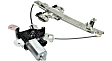Rear, Driver and Passenger Side Power Window Regulator, With Motor
