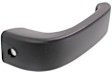 Rear, Driver and Passenger Side Interior Door Handles, Textured Black, Without Door Lock Hole