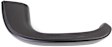 Rear, Driver and Passenger Side Interior Door Handles, Textured Black, Without Door Lock Hole
