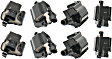 2006 GMC Sierra 2500 HD - Ignition Coil, For Models With Square Coil, Set of 8, 8 Cyl 8.1L