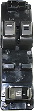Front, Driver and Passenger Side Window Switches, Black