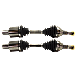 Front, Driver and Passenger Side Axle Assembly - New Set of 2