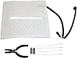 Seat Heat Pad Carbon Fiber, Set of 2