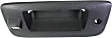 Tailgate Handle and Bezel, Textured Black, With Camera Hole, For Models With Locking Tailgate
