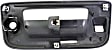 Tailgate Handle and Bezel, Textured Black, With Camera Hole, For Models With Locking Tailgate