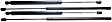 Driver and Passenger Side Back Glass, Liftgate Lift Supports