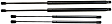 2003 Chevrolet Suburban 2500 - Driver and Passenger Side Lift Support Back Glass; Liftgate, Sport Utility