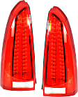 2008 Cadillac DTS - Driver and Passenger Side Halogen Tail Light, With bulb(s), OE Replacement