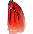 2008 Cadillac DTS - Driver and Passenger Side Halogen Tail Light, With bulb(s), OE Replacement