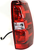Driver and Passenger Side Halogen Tail Light, With bulb(s), OE Replacement, CAPA Certified