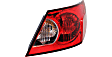 Driver and Passenger Side, Outer Halogen Tail Light, With bulb(s), OE Replacement