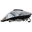 2008-2012 Chevrolet Malibu - Driver and Passenger Side Headlights, with Bulbs, Halogen, New Body Style