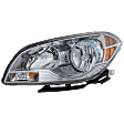 2008-2012 Chevrolet Malibu - Driver and Passenger Side Headlights, with Bulbs, Halogen, New Body Style