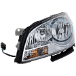 2008-2012 Chevrolet Malibu - Driver and Passenger Side Headlights, with Bulbs, Halogen, New Body Style