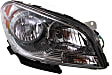 Driver and Passenger Side Headlights, with Bulbs, Halogen, New Body Style, CAPA Certified