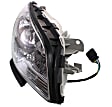 Driver and Passenger Side Headlights, with Bulbs, Halogen, New Body Style, CAPA Certified