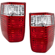 Driver and Passenger Side Halogen Tail Light, Without bulb(s), OE Replacement