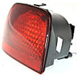 Passenger Side, Inner and Outer Halogen Tail Light, With bulb(s), OE Replacement