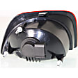 Driver Side, Inner And Outer Halogen Tail Light, With bulb(s), OE Replacement