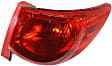 Driver and Passenger Side, Outer Halogen Tail Light, With bulb(s), OE Replacement