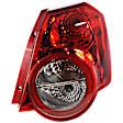 Driver and Passenger Side Halogen Tail Light, With bulb(s), OE Replacement