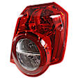 Driver and Passenger Side Halogen Tail Light, With bulb(s), OE Replacement