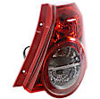 Driver and Passenger Side Halogen Tail Light, With bulb(s), OE Replacement