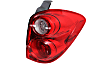 Driver and Passenger Side Halogen Tail Light, With bulb(s), OE Replacement