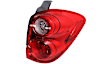 Driver and Passenger Side Halogen Tail Light, With bulb(s), OE Replacement, CAPA Certified