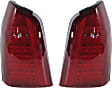 Driver and Passenger Side LED Tail Light, With bulb(s), OE Replacement