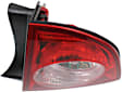 Driver and Passenger Side, Inner and Outer Tail Lights, Inner - with Bulb, Outer - without Bulb, Halogen, Mounts on Body