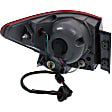 Passenger Side, Inner and Outer Halogen Tail Light, With bulb(s), OE Replacement