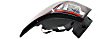 Driver and Passenger Side, Outer Tail Lights, with Bulbs, Halogen, Mounts on Body