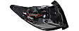 Driver and Passenger Side, Outer Tail Lights, with Bulbs, Halogen, Mounts on Body, CAPA Certified